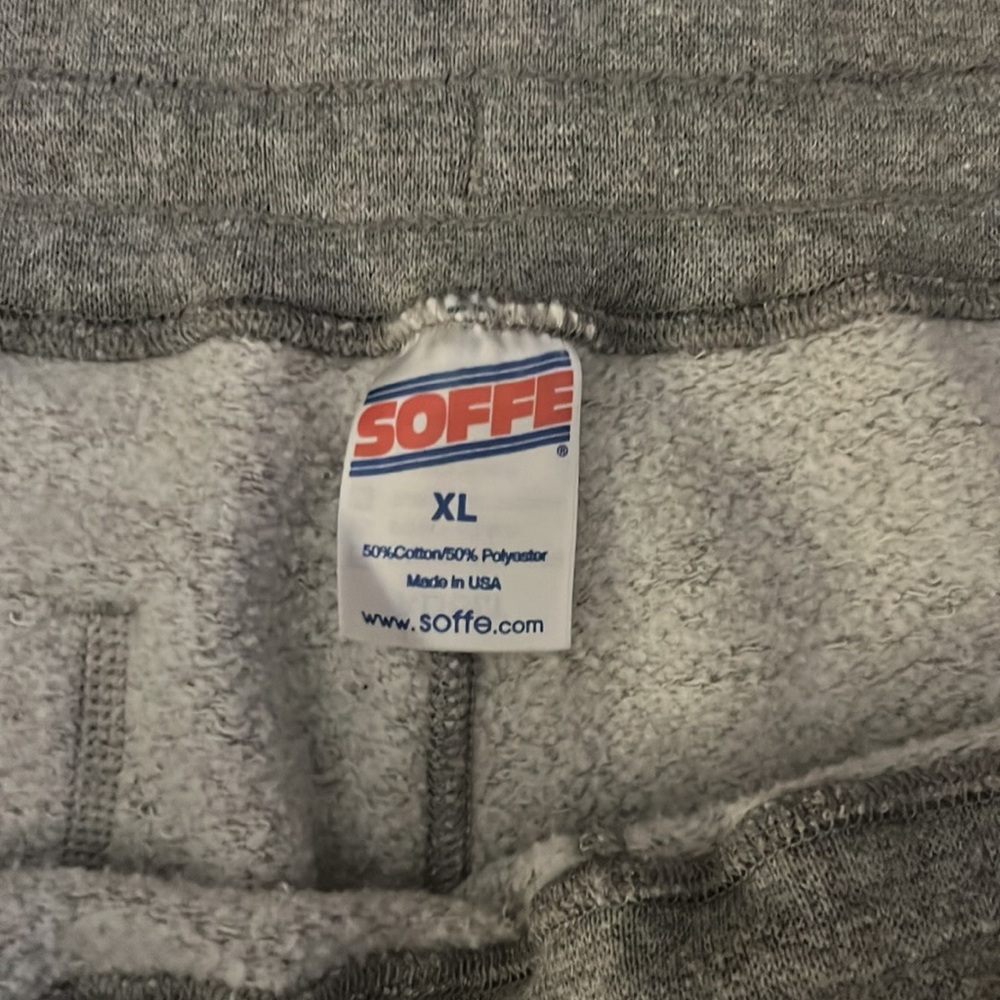 3 count. Soffe, Life is Good, and Mossimo XL wide leg sweat pants. Heather gray - Picture 2 of 6